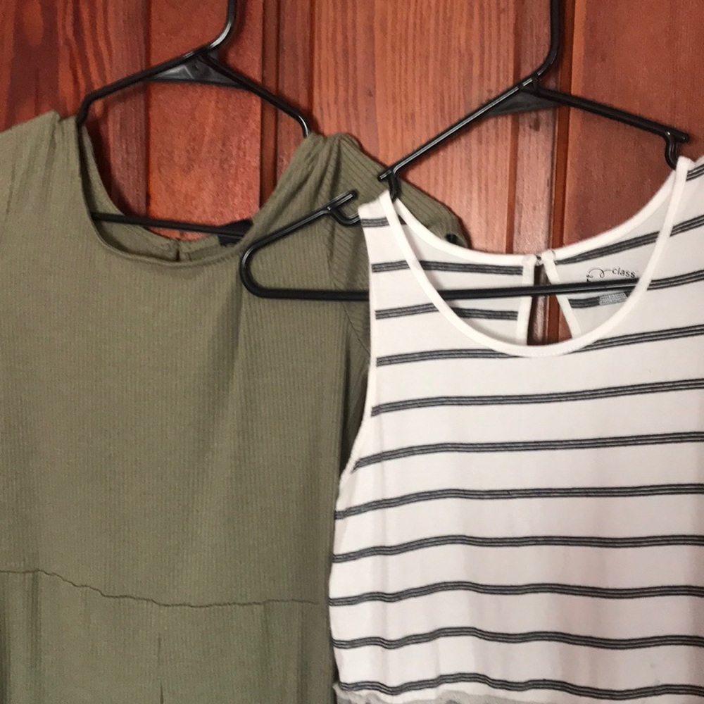 Two Rompers NWOT